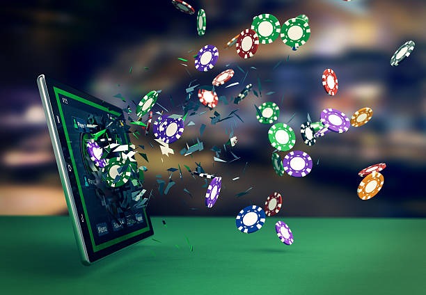 Virtual football match running on the mesir togel mobile lobby